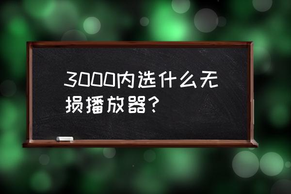 索尼播放器zx300a使用说明 3000内选什么无损播放器？