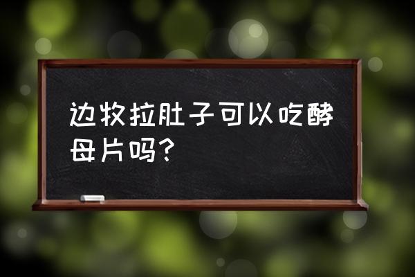 边牧狗狗拉肚子怎么办如何治愈 边牧拉肚子可以吃酵母片吗？